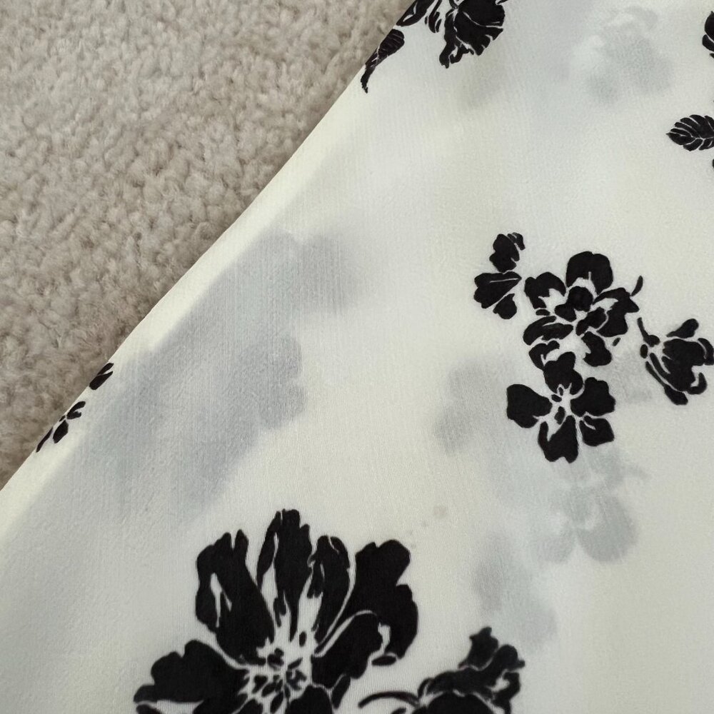House of Harlow 1960 Black & White Floral Maxi Skirt - Picture 7 of 12